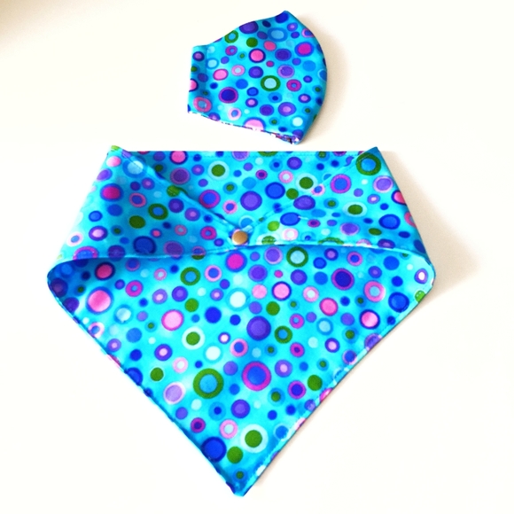 Pablo Other - 3 for $15 * Pablo Snap On Dog Bandanas & Face Mask